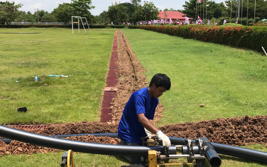งานวางท่อ HDPE อบต.อุตรดิตถ์