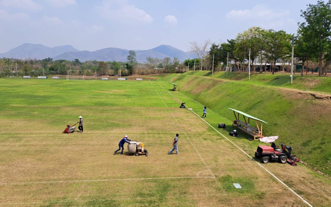 เขตกรรมเต็มรูปแบบ Coring Verti-cut Topsoil