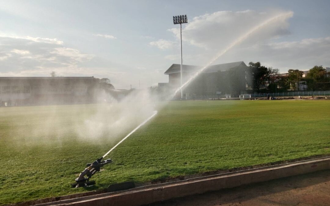 งานตัดหญ้า Topsoil สนามกีฬาเทศบาลเมืองนครราชสีมา